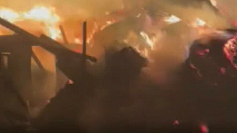 Prahova: Un depozit de furaje a fost distrus de un incendiu