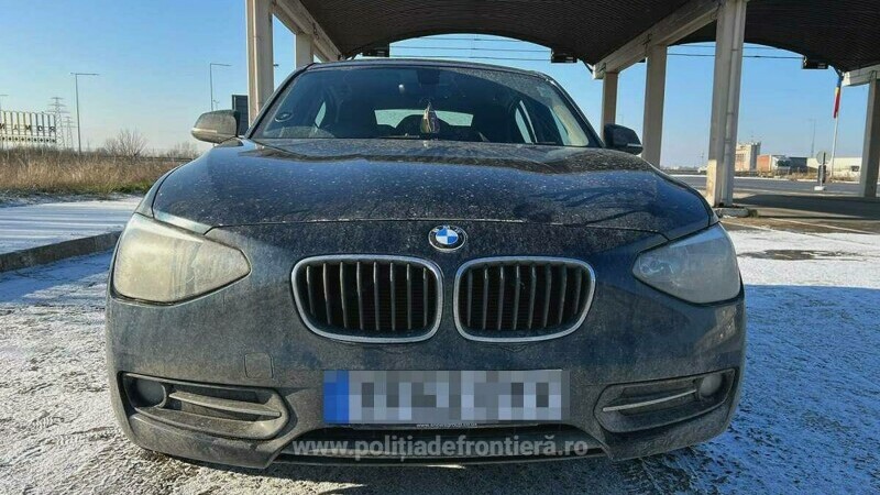 BMW furat din Marea Britanie
