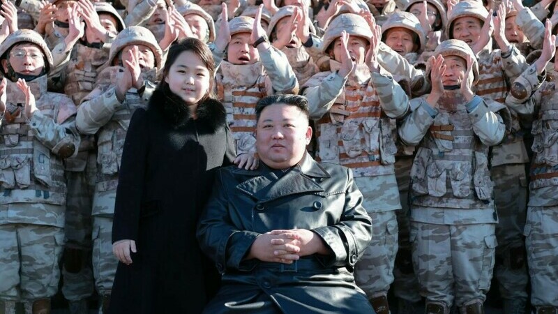 Kim Ju Ae și Kim Jong Un