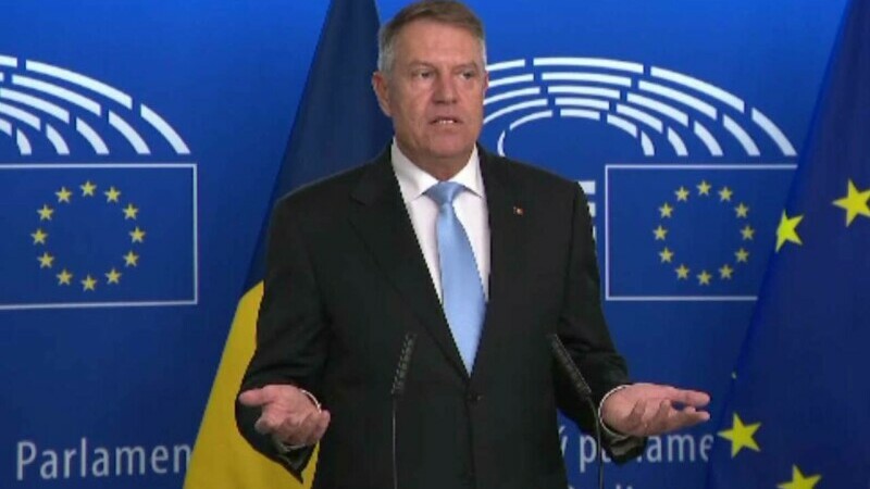 Klaus Iohannis a cerut în Parlamentul European aderarea completă a României la Schengen