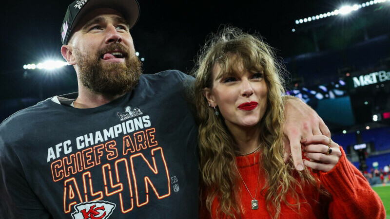 Travis Kelce and taylor swift