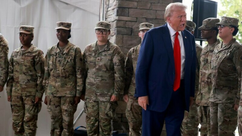 donald trump soldati