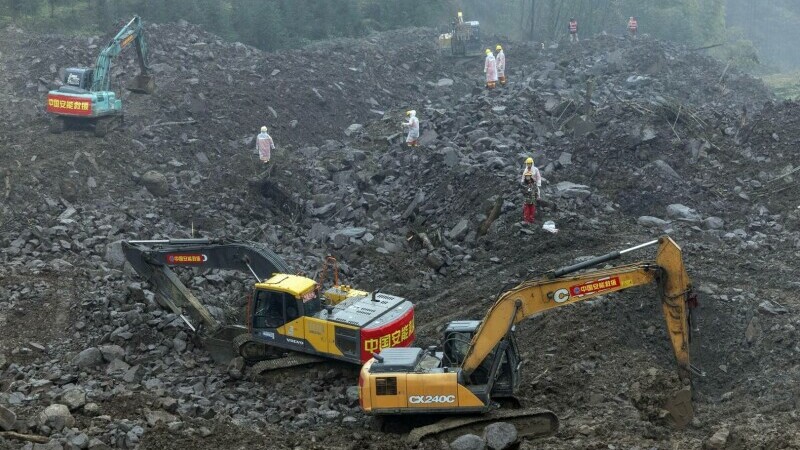 alunecare de teren china