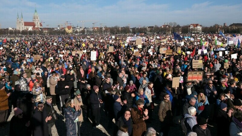 protest munchen anti afd