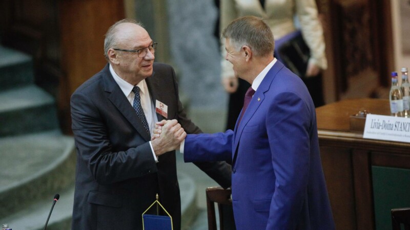 Klaus Iohannis, Marian Enache