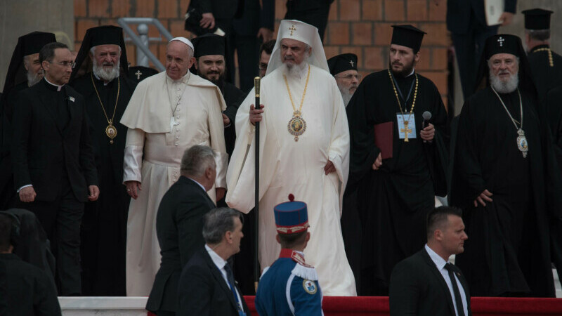 papa francisc, patriarhul daniel, vizita 2019