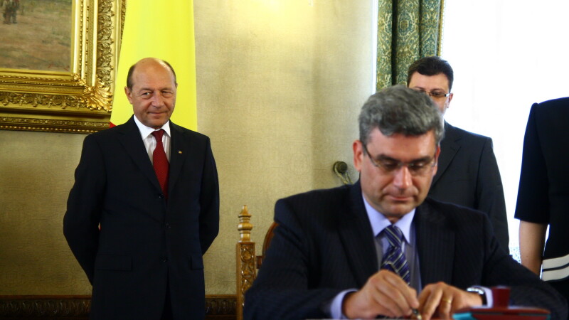Traian Basescu si Teodor Baconschi