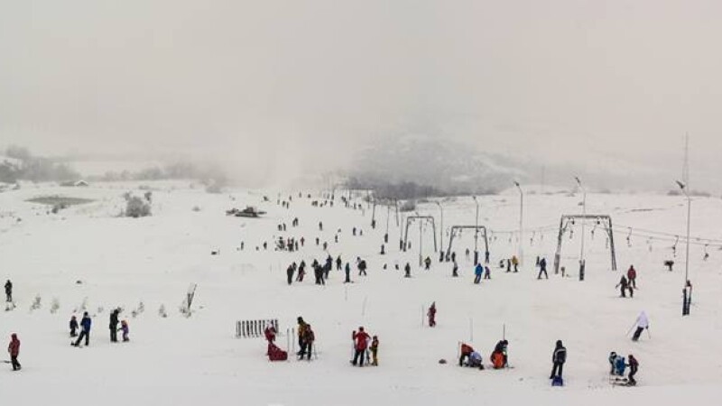 partie de schi, Feleac