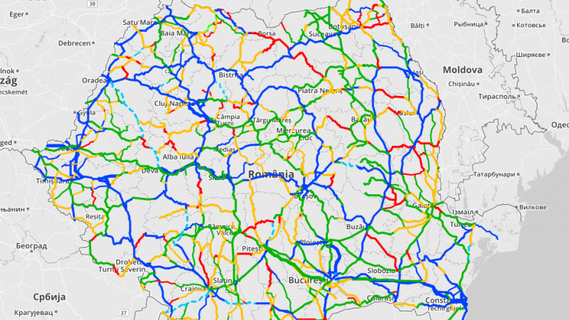harta calitatii drumurilor