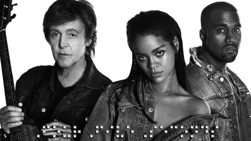 Rihanna, Paul McCartney, Kanye West