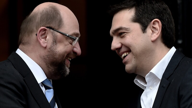 Martin Schulz, Alexis Tsipras
