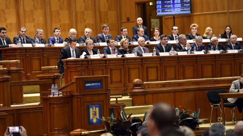 Guvernul Grindeanu in Parlament
