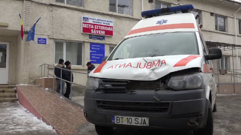 Accident ambulanță, Botoșani