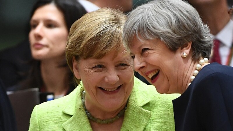 Angela Merkel, Theresa May