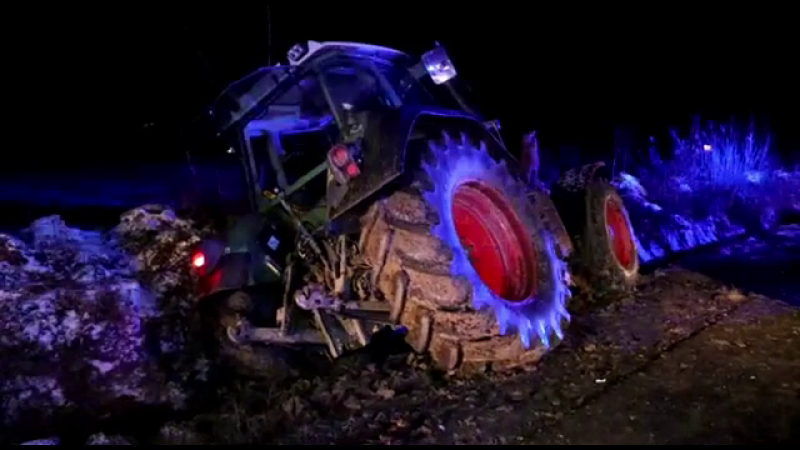accident, bacau, tractor,