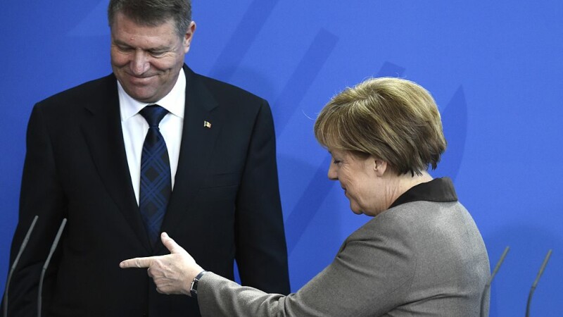 Klaus Iohannis, Angela Merkel