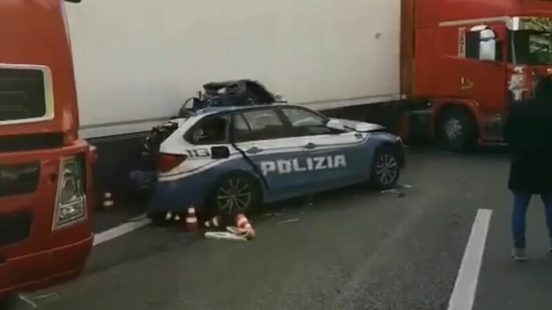accident polițist Italia