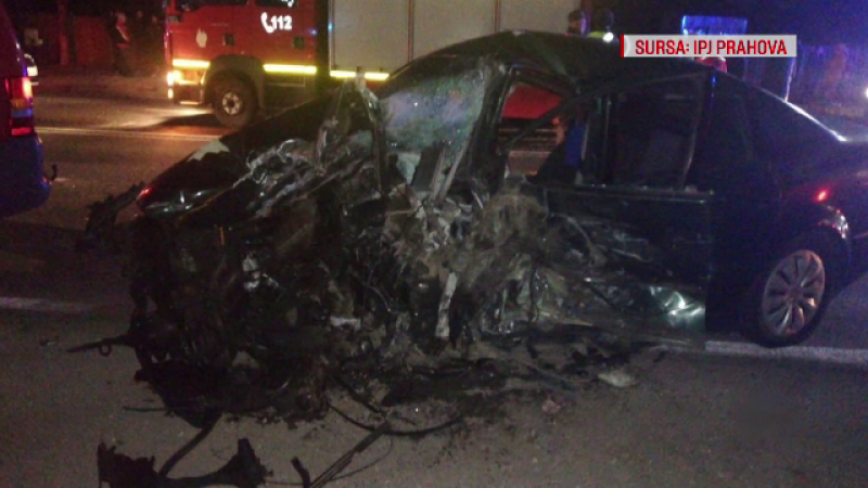 Accident în lanț în Prahova. Patru oameni au ajuns la spital