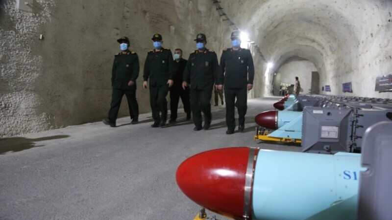 Bază subterană de rachete în Iranului