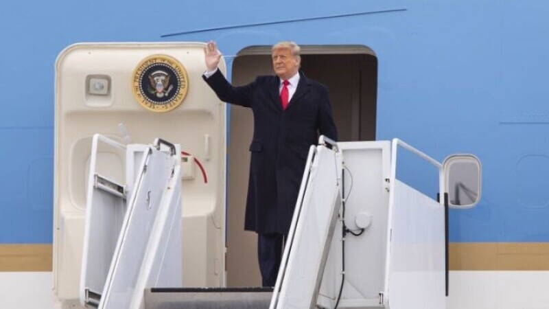Zborul de ADIO pentru Donald Trump în AIR FORCE ONE. Unde se va ascunde președintele în ultima zi a mandatului