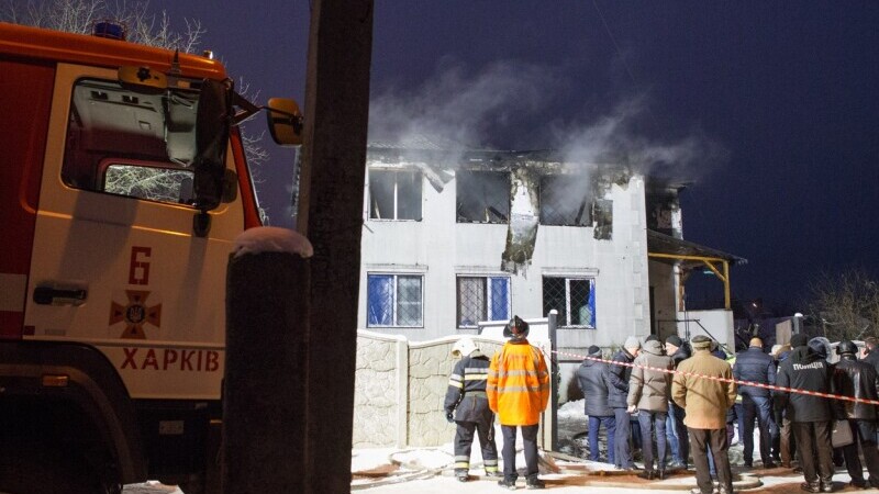 Incendiu la un cămin de bătrâni din Ucraina