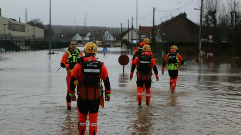 inundaţii în Franţa