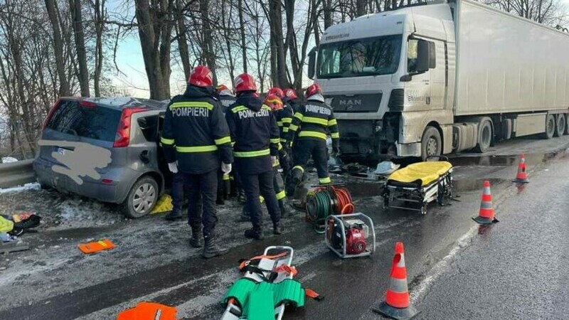 accident tir iasi