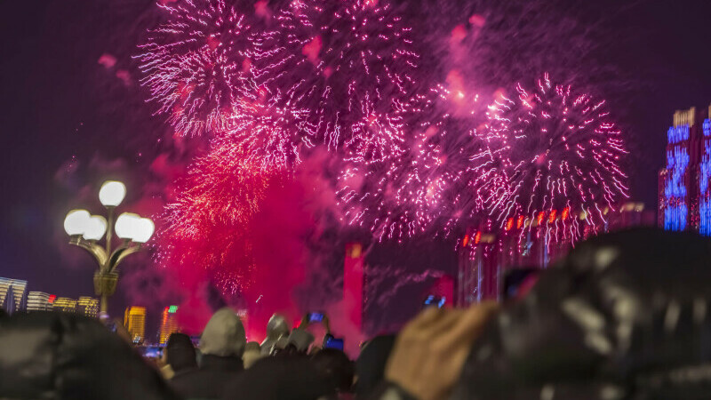 anul nou, focuri de artificii