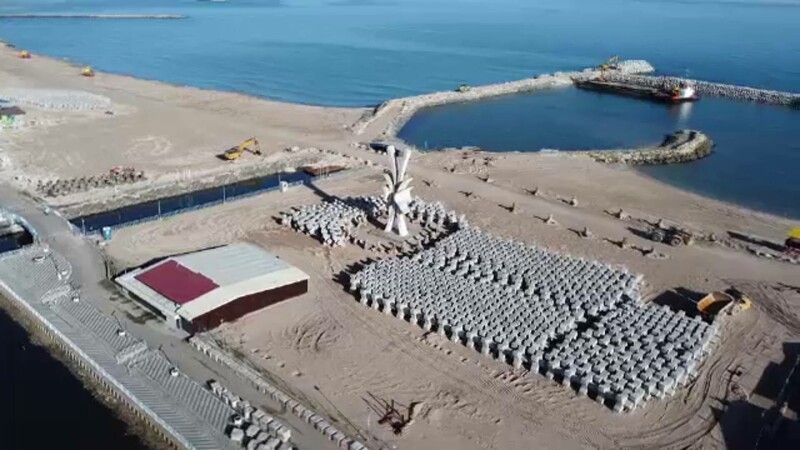 Costinesti, lucrari plaja