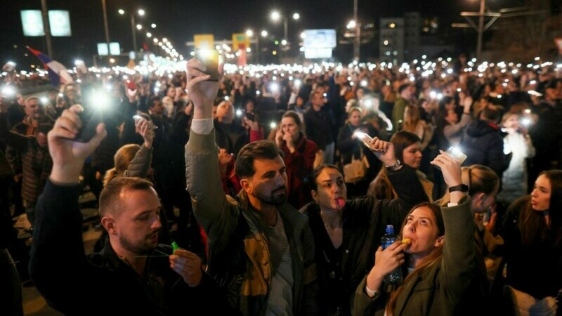 protest studenti serbia