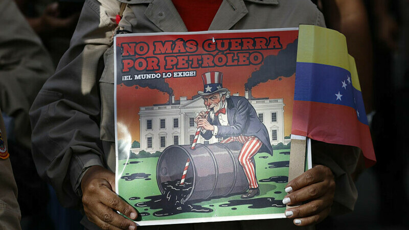 venezuela petrol protest