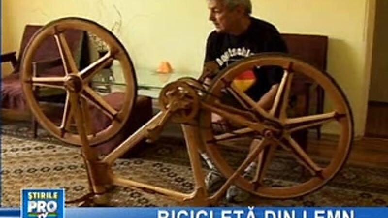 Bicicleta de lemn şi inventatorul ei