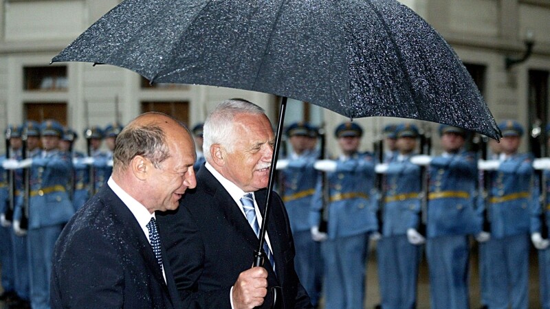 Vaclav Klaus si Traian Basescu