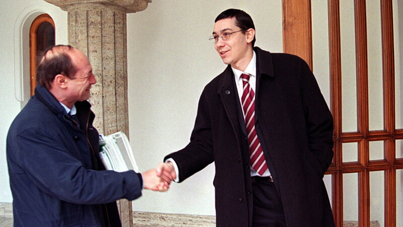 Traian Basescu si Victor Ponta