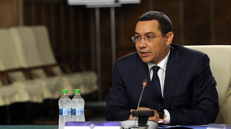 Victor Ponta in sedinta de Guvern