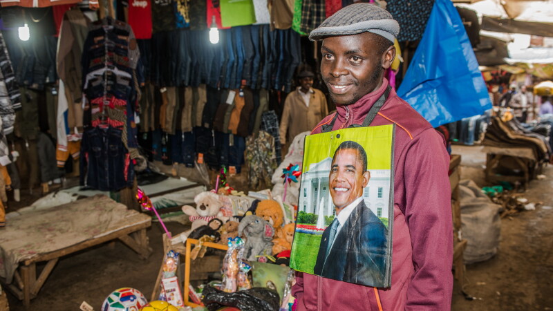 Barack Obama in Kenya - GETTY