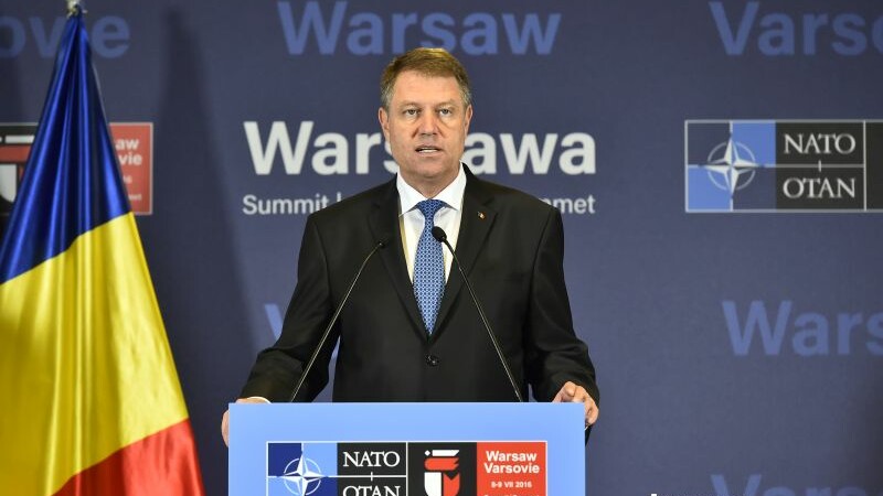 Klaus Iohannis la summitul NATO