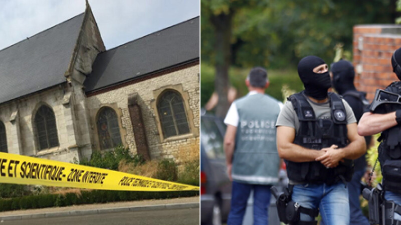 cover prima Biserica din Saint-Etienne-du-Rouvray atac