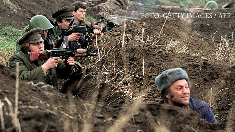 separatisti transnistreni si cazaci in razboiul din Transnistria, 1992