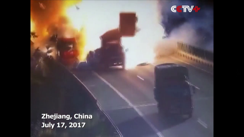 camion, explozie, china,
