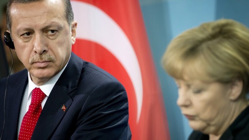 Merkel, Edogan - AFP/Getty