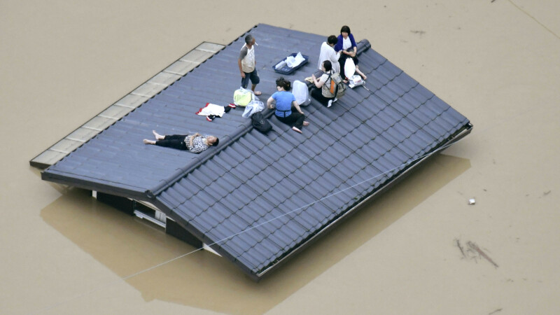 Inundații devastatoare în Japonia: milioane de evacuați