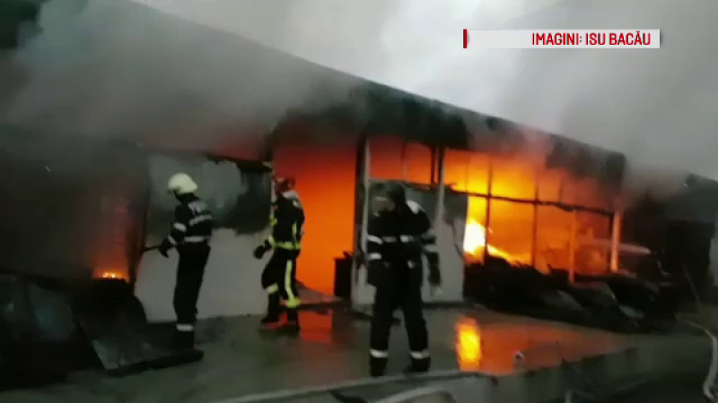 incendiu Bacău