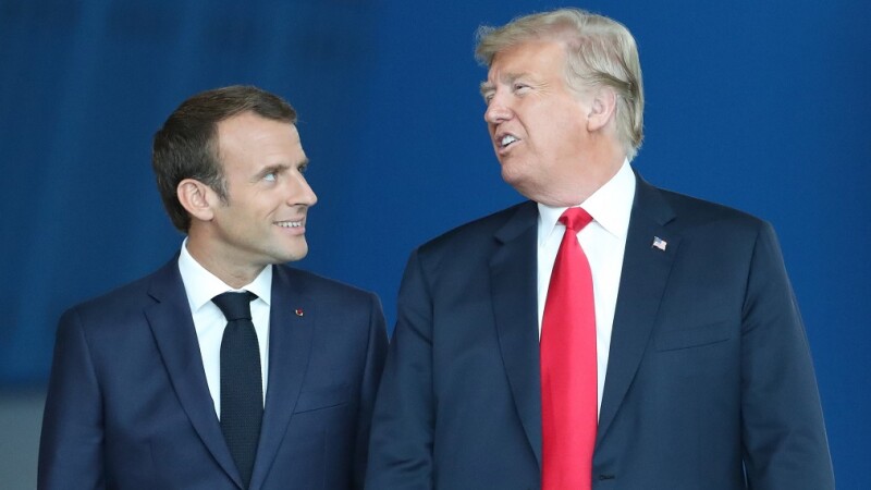 Trump şi Macron