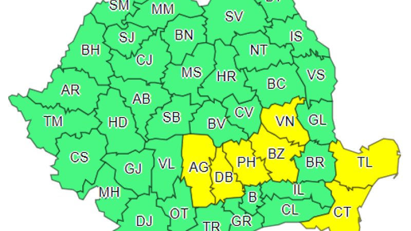 Cod Galben De Ploi Torențiale In 7 Județe Vreme Instabilă In Mai
