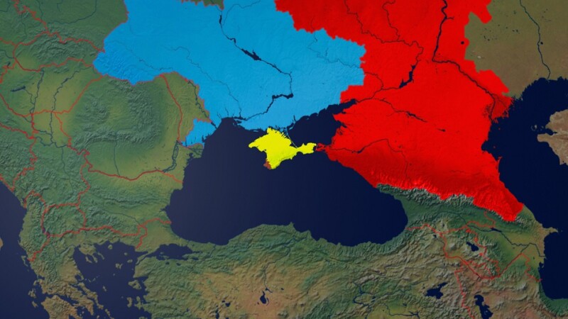harta Crimeea Ucraina Rusia