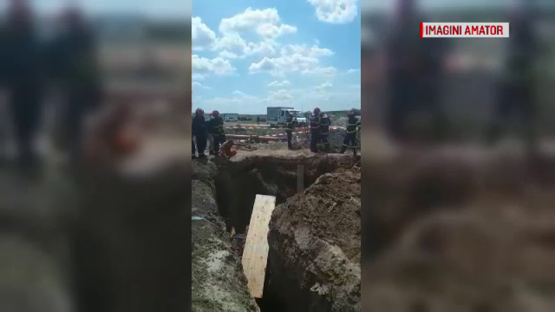 Un bărbat din Constanța, prins sub un mal de pământ. Cum a reușit să se salveze