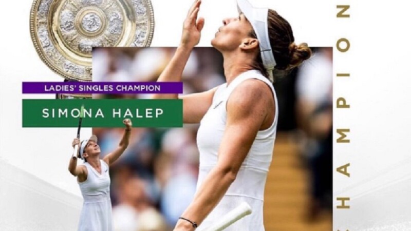 Simona Halep, campioană la Wimbledon