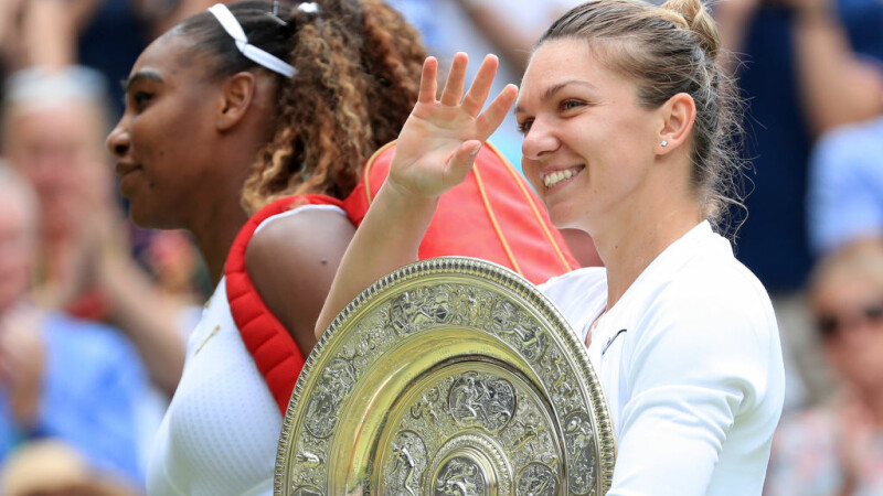 Simona Halep si Serena Williams