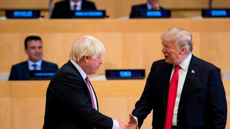 Donald Trump si Boris Johnson